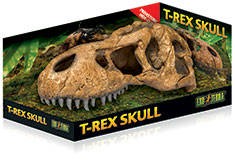 Exo Terra T-Rex Skull  T-Rex Koponya Formájú Búvóhely Hüllők részére 11x23x8cm