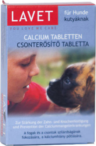Lavet Calcium  Vitamin készítmény csonterősítő kutyák részére 50g/50db tbl.