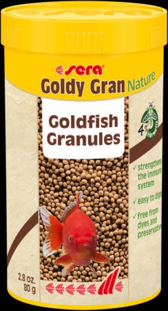 Sera Nature Goldy Granulátum Táplálék Aranyhalak számára 250ml/80g