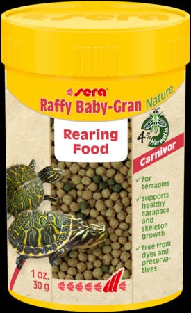 Sera Nature Raffy Baby-Gran  Granulátum táplálék hüllők részére 100ml