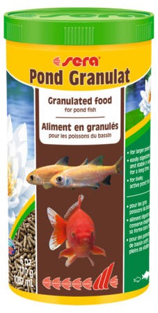 Sera Pond Granulat - pond táplálék - kerti tavakba 1000ml nature