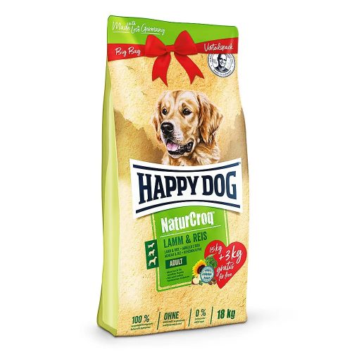 Happy Dog NaturCroq Lamm & Reis 15+3kg