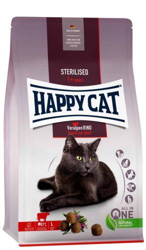Happy Cat Supreme Adult Sterilised Voralpen-Rind (Marha) 1.3kg