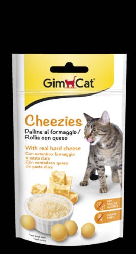 GimCat Cheezies Rolls Jutalomfalat macskák részére 50g