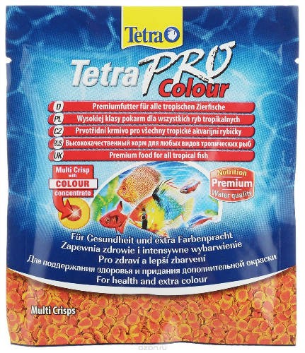 TetraPro Colour Multi Crisps  Táplálék Díszhalak számára 12g