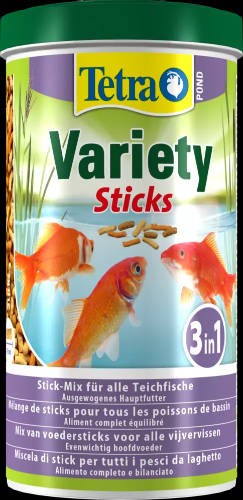 Tetra Pond Variety Sticks - Lebegő táplálék stick kerti tavi halaknak 1l,150g
