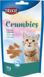 Trixie Malt Crumbies  Jutalomfalat szőroldós macskák részére 50g