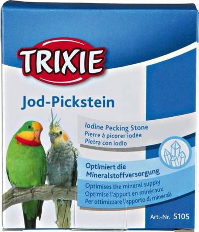 Trixie Jod-Pickstein - kiegészítő eleség jódos csőrkoptató tömb nagypapagáj részére 90g