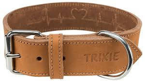 Trixie Leather Rustic bőr nyakörv barna M 38-47cm/40mm