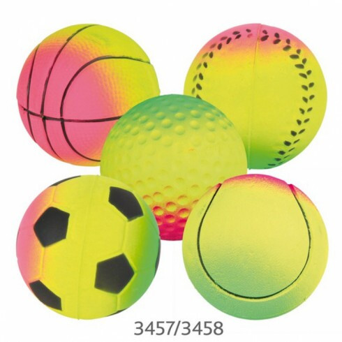 Trixie Játék gumi labda Neon 7cm