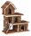Trixie Tammo Ház - Fából készült odú hörcsögöknek és egereknek 25x30x12cm