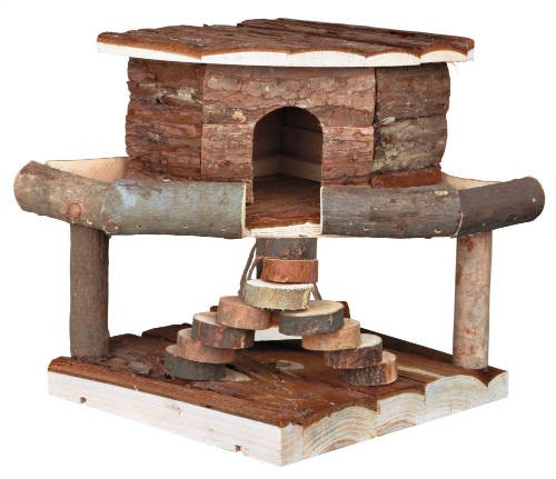 Trixie ida Ház - Fából készült odú egereknek és hörcsögöknek 19x20x19cm