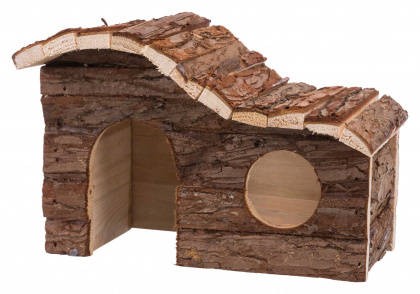 Trixie Hana Ház - Fából készült odú hörcsögöknek és egereknek 26x16x15cm