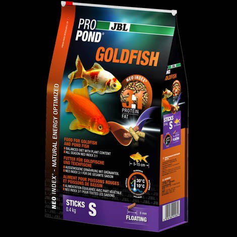 JBL ProPond Goldfish Small - Granulált főtáplálék tavi aranyhalaknak S 0,4kg, 3l