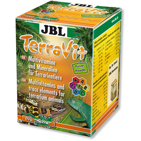 JBL TerraVit  Vitaminok és Nyomelemek Hüllők részére  100g