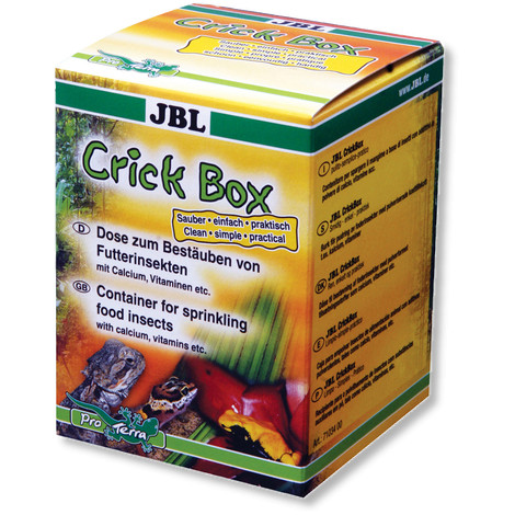 JBL CrickBox  Rázódoboz Eleség Rovarok beporzásához 6x9cm