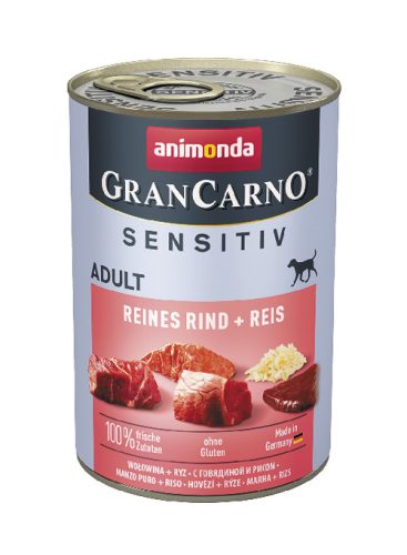 Animonda GranCarno Adult Sensitive marha, rizs 400g
