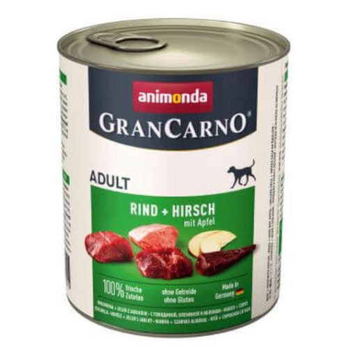 Animonda GranCarno Adult marha, szarvas, alma 800g