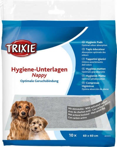 Trixie Nappy hygiene pad aktív szénnel kutyapelenka 60x60cm 10db