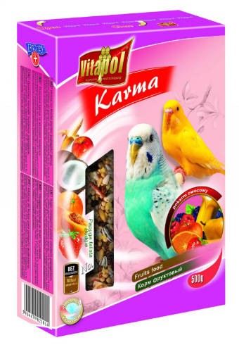 Vitapol Karma gyümölcs kiegészítő eleség hullámos papagájoknak 500g