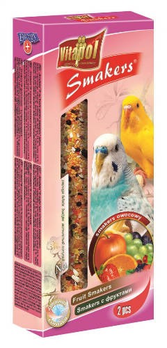 Vitapol Smakers rúd gyümölcs prémium duplarúd hullámos papagájnak 900g