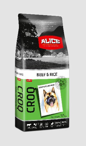 Panzi Alice Croq Beef, Rice Adult 17kg