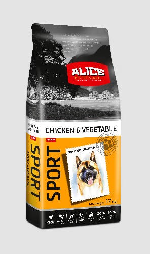 Panzi Alice Sport Chicken, Vegetables Adult 17kg