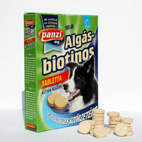 Panzi Vitamin Algás/Biotinos kutyák részére 100db