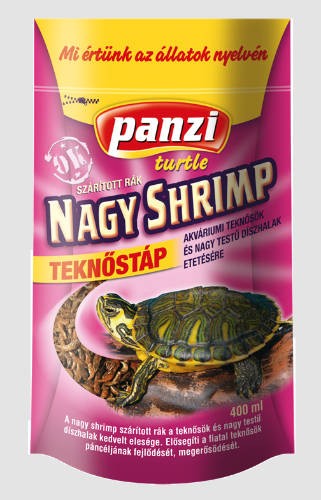 Panzi Nagy Shrimp Teknőstáp 400ml
