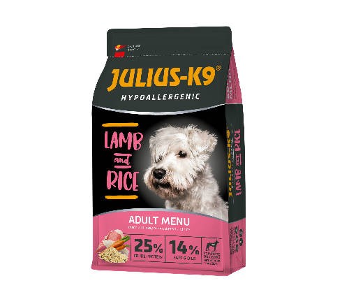 Julius-K9 Adult Hypoallergenic bárány, rizs 12kg