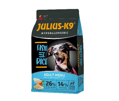 Julius-K9 Adult Hypoallergenic hal, rizs 12kg