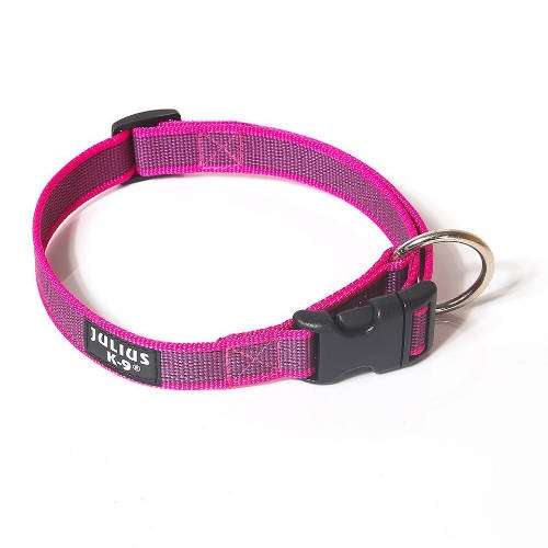 Julius-K9 Color&Gray nyakörv  pink-szürke 25mm/39-65cm