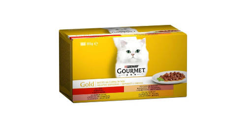 Gourmet Gold Duó Multipack falatok  nedvestáp 4x85g